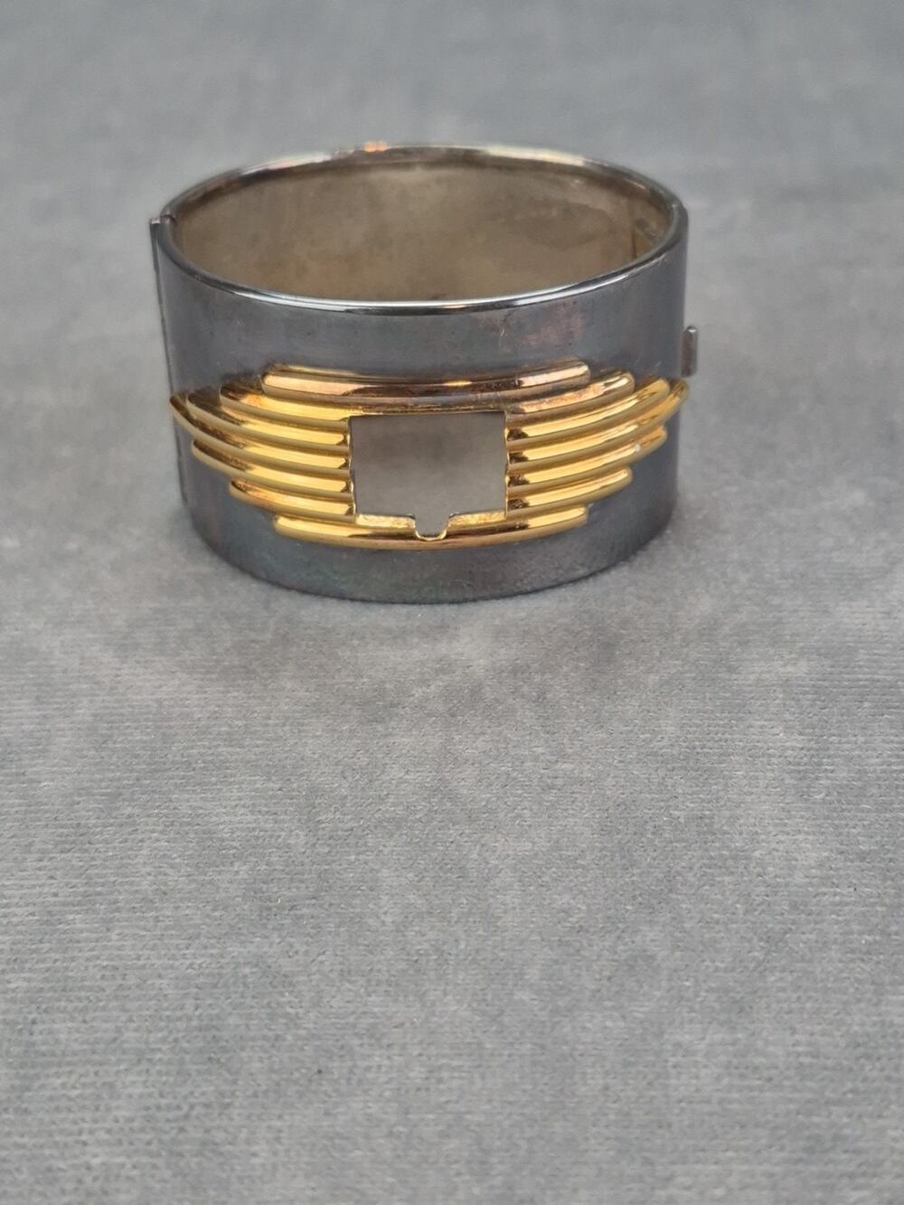 Alfred Durante Franklin Mint 1987 Cuff Watch Bracelet – Vintage Designer Flaw
